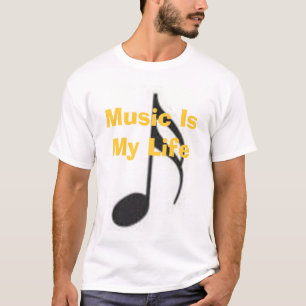 Camiseta La música es mi vida