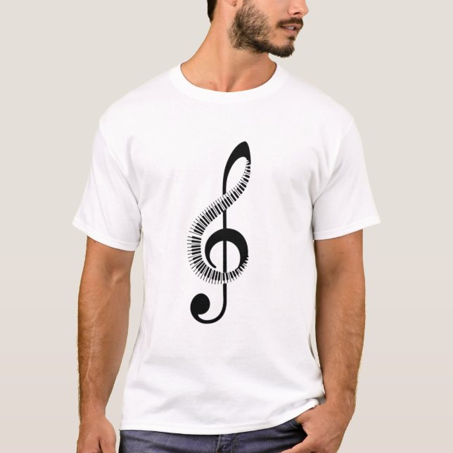 Camiseta La música es mi vida (Anverso)
