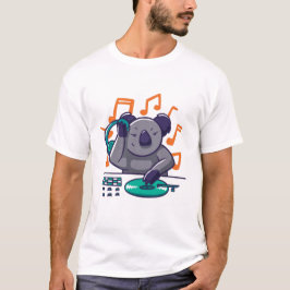 Camiseta la música es mi vida - koala DJ