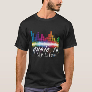 Camiseta La música es mis citas musicales de DJ Ecualizador