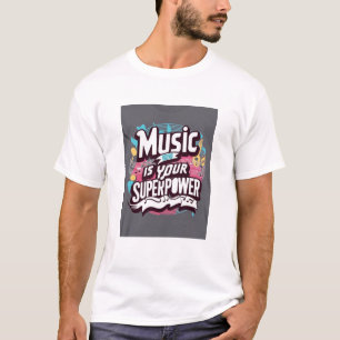 Camiseta La Música es tu Superpoder