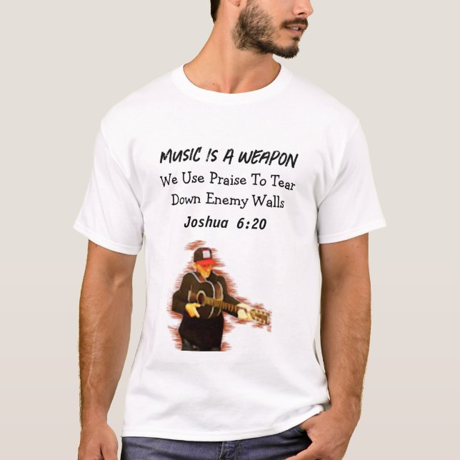 Camiseta La música es un arma (Anverso)