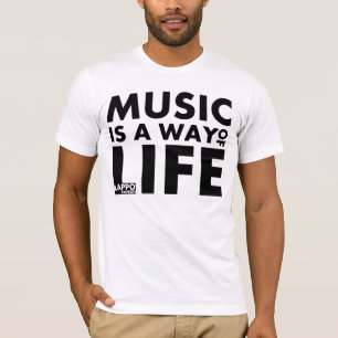 Camiseta La música es una manera de vida