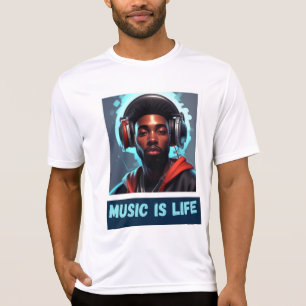 Camiseta La música es vida
