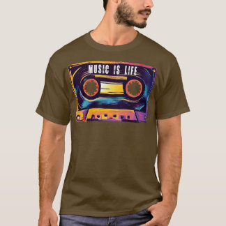 Camiseta La música es vida