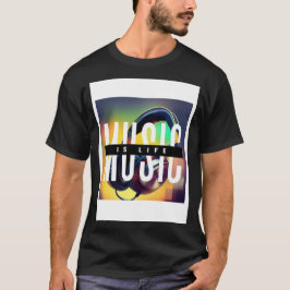 Camiseta La música es vida