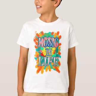Camiseta La música es vida