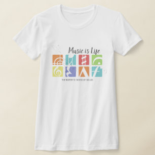 Camiseta La música es vida