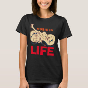 Camiseta La música es vida