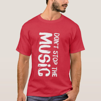 Camiseta La música es vida, me encanta la música vintage