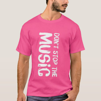Camiseta La música es vida, me encanta la música vintage