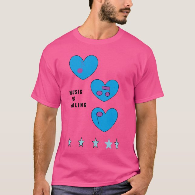 Camiseta La música está sanando (Anverso)
