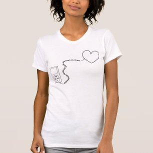 Camiseta la música guarda el corazón alive2
