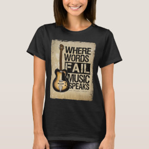 Camiseta la música habla
