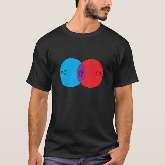 Camiseta La música I tiene gusto (Anverso)