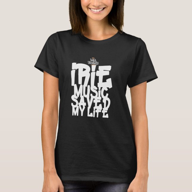Camiseta La música irlandesa de la Universidad Rasta salvó  (Anverso)