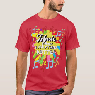 Camiseta La música lo hace todo mejor