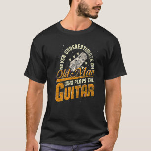 Camiseta La música masculina nunca subestima a un anciano q
