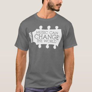 Camiseta La música puede cambiar el humor de los amantes de