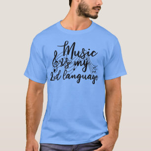 Camiseta La Música Rock De Miembros De Banda Es Mi Segundo