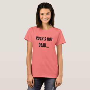 Camiseta La música rock no está muerta-enterrada bajo la su