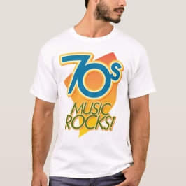 Camiseta ¡La música Rocks de los 70!
