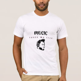 Camiseta La música salvó mi vida