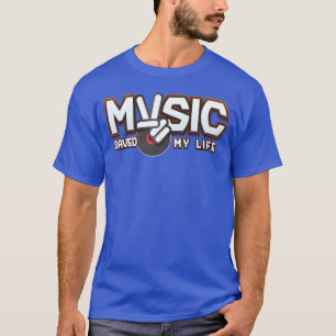Camiseta La música salvó mi vida vintage
