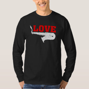 Camiseta La música saxofónica ama al saxofón