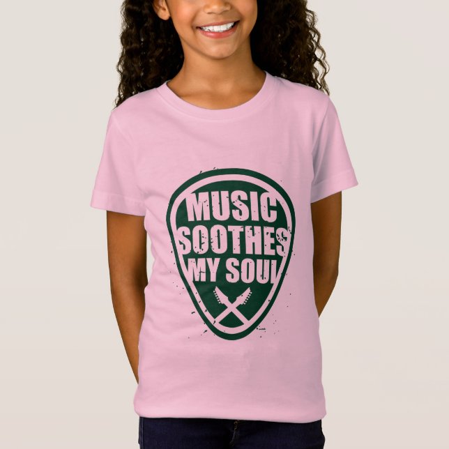 Camiseta La música suaviza mi alma (Anverso)