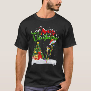 Camiseta La música trombónica encantadora navidad iluminand