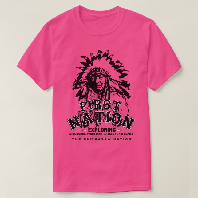 Camiseta La nación de los Chickasaw (Diseño del anverso)