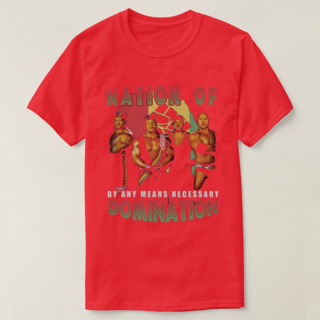Camiseta La Nación Rock De Dominación (Diseño del anverso)