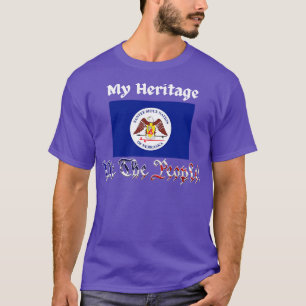 Camiseta La nación sioux Santee Bandera de la tribu mi here