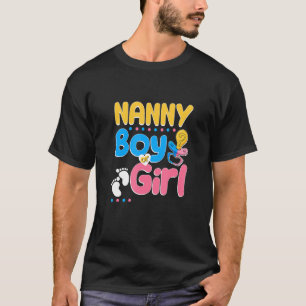 Camiseta La nana rosa o azul te ama a la mejor abuela de to