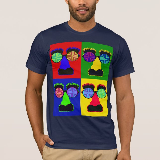 CAMISETA LA NARIZ Y LOS VIDRIOS SE ENCUENTRA (Anverso)