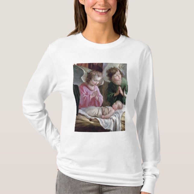 Camiseta La natividad, del altar de Buxtehude, 1400-10 (Anverso)