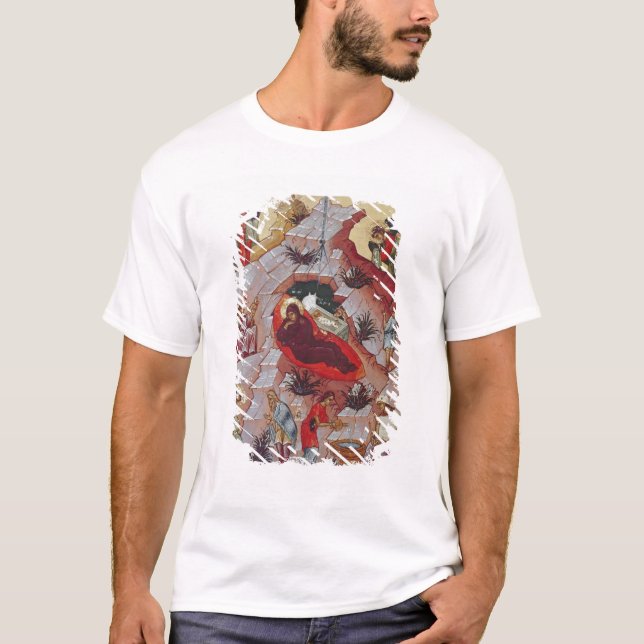 Camiseta La natividad, icono ruso, siglo XVI (Anverso)