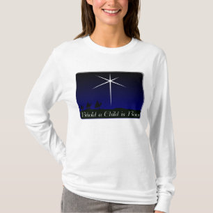 Camiseta La natividad un niño nace