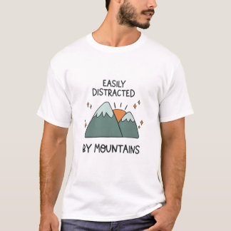 Camiseta La naturaleza de las montañas divertidas