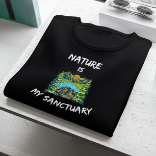 Camiseta La Naturaleza es mi himno para excursionistas