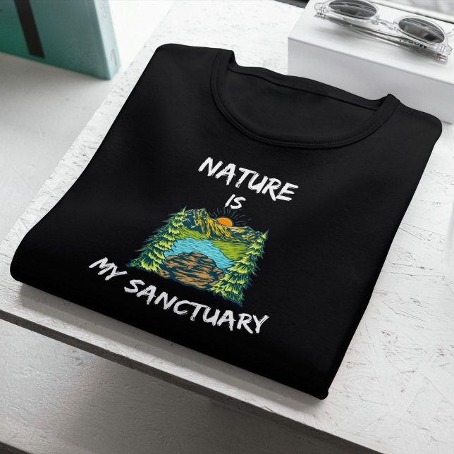 Camiseta La Naturaleza es mi himno para excursionistas (Subido por el creador)