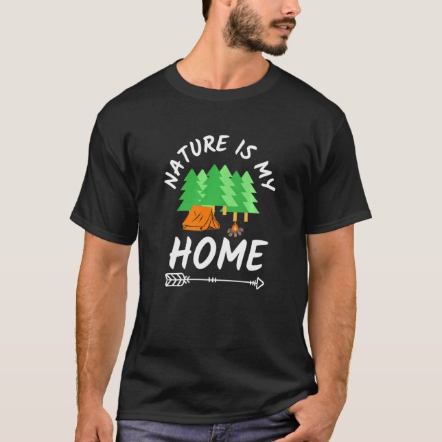 Camiseta La naturaleza es mi hogar (Anverso)