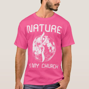 Camiseta La Naturaleza es mi Iglesia Diosa de la Luna Wicca