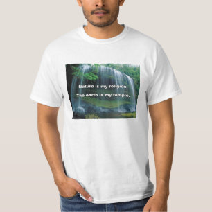 Camiseta La naturaleza es mi religión