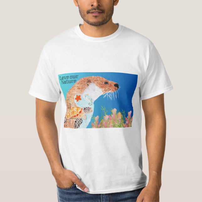 Camiseta La naturaleza está aquí (Anverso)