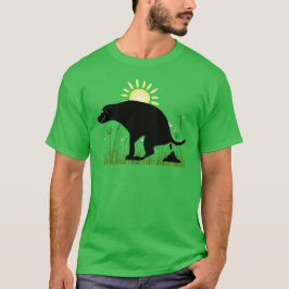 Camiseta La Naturaleza Llama Perro Defecando