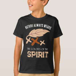 Camiseta "La naturaleza siempre viste" hoja