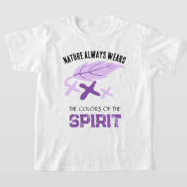 Camiseta "La naturaleza siempre viste" hoja
