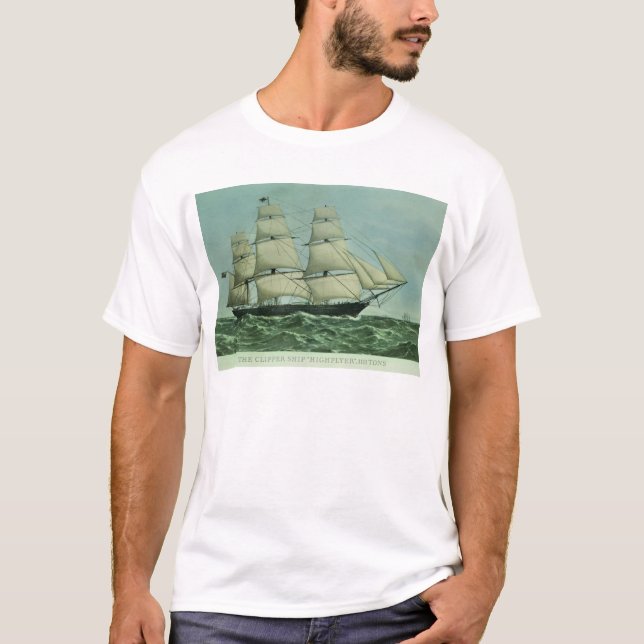 Camiseta La nave de podadoras "Highflyer", 1111 toneladas (Anverso)